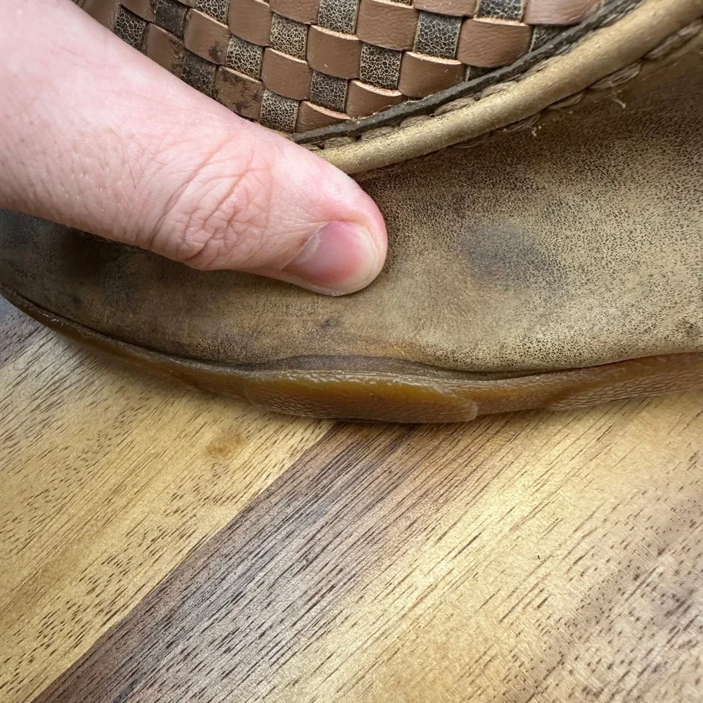 Twisted X Men's Chukka Driving Moc MDM0033 Brown Basket Weave Size 11.5W